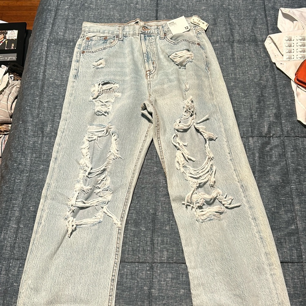 Aero 90’s baggy non stretch jeans